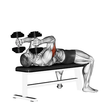 dumbbell lying triceps extension