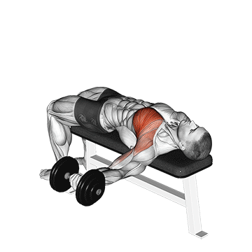 dumbbell one arm bench fly